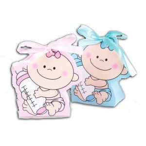 Babyshower Dekorationsbox 48-Pack